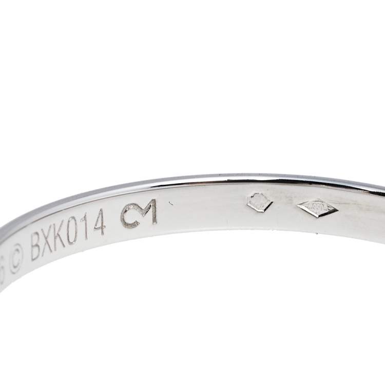 Pre Owned Cartier 1895 Platinum Narrow Wedding Band Size 66