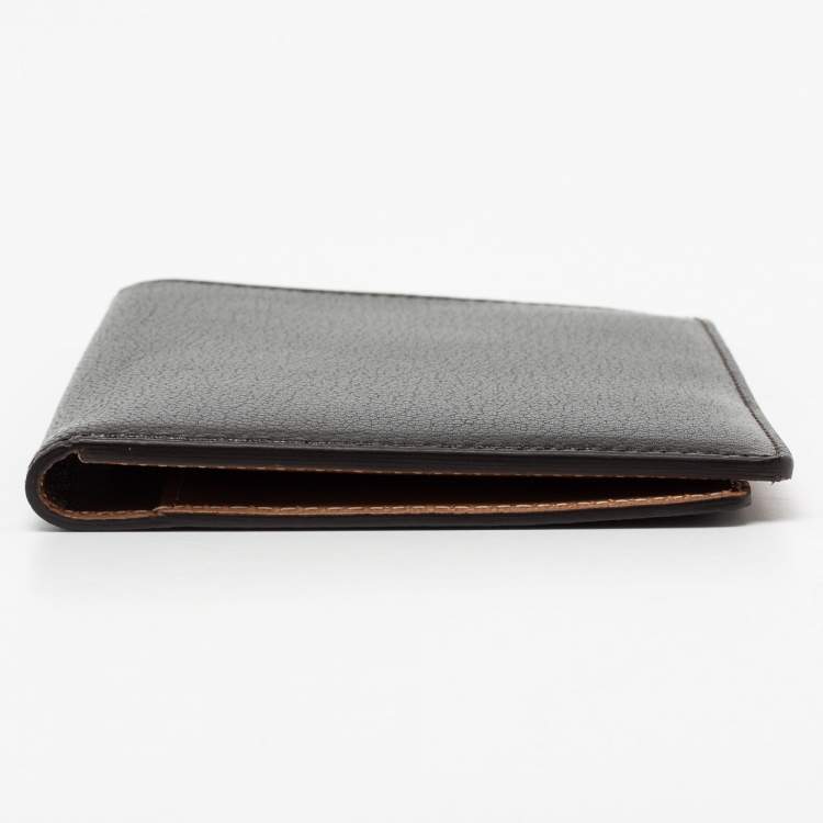 Pre Owned Cartier Black Leather Passport Holder