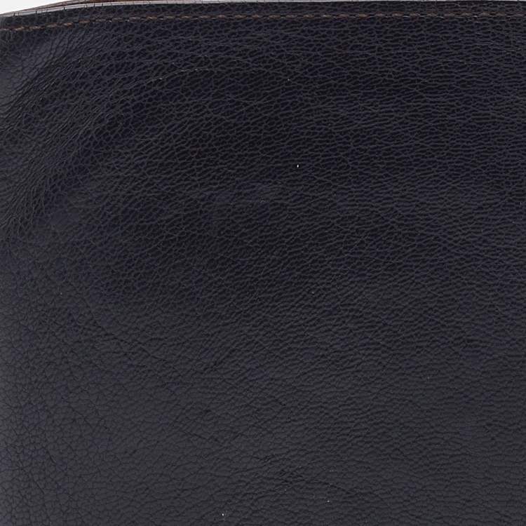 Pre Owned Cartier Black Leather Passport Holder
