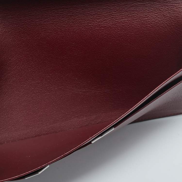 Pre Owned Cartier Black Leather Le Must De Cartier Long Wallet