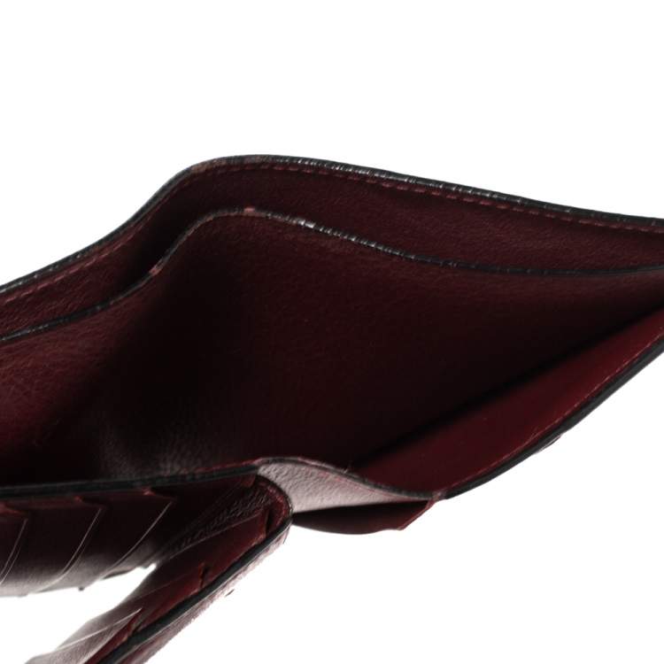 Pre Owned Cartier Black Leather Marcello de Cartier Bifold Wallet