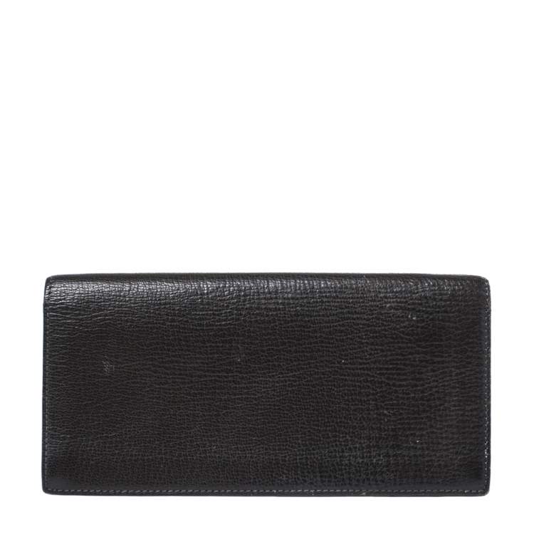 Pre Owned Cartier Olive Green Leather Pasha de Cartier Bifold Wallet