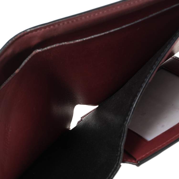 مملوكة مسبقًا Cartier Black Leather Louis Cartier Bifold Wallet