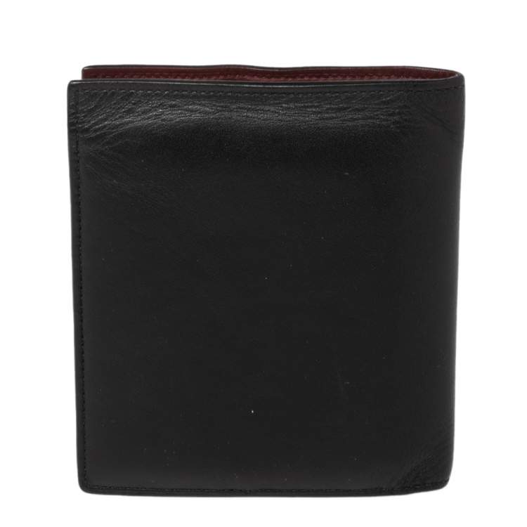 مملوكة مسبقًا Cartier Black Leather Louis Cartier Bifold Wallet