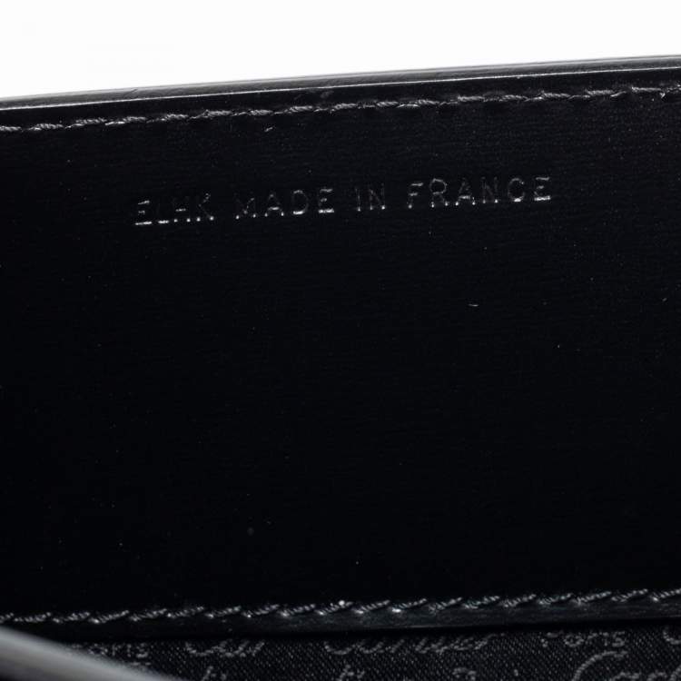Pre Owned Cartier Black Leather Briefcase