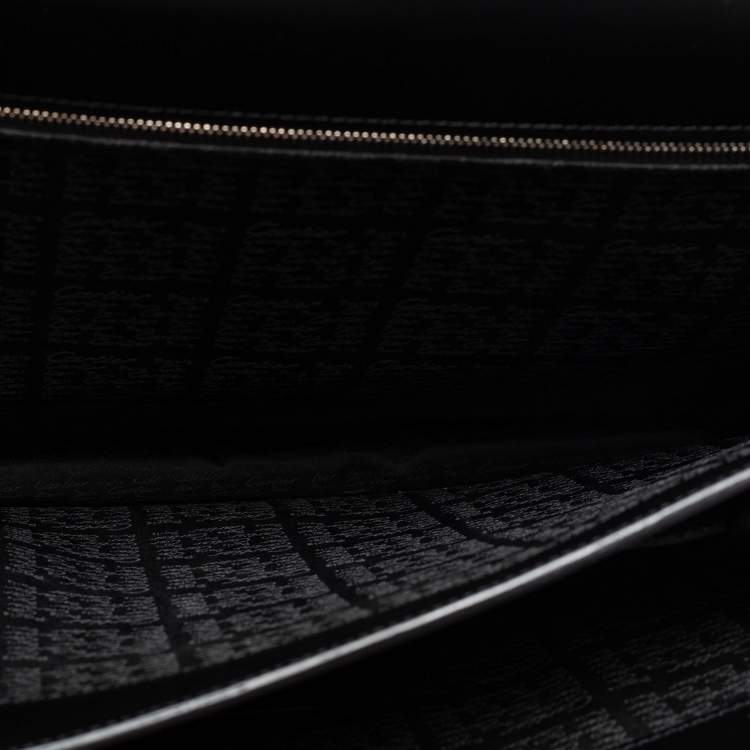 Pre Owned Cartier Black Leather Briefcase
