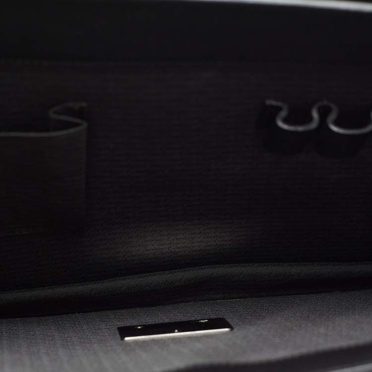 Pre Owned Cartier Black Leather Pasha Briefcase