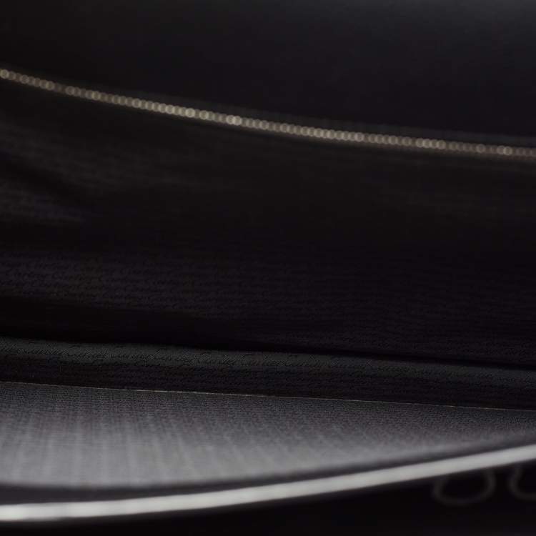 Pre Owned Cartier Black Leather Pasha Briefcase