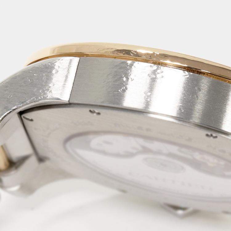 Pre Owned Cartier Silver Stainless Steel Calibre de Cartier W7100036 Automatic Men's Wristwatch 42 mm