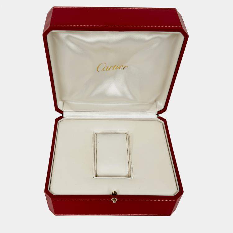 Pre Owned Cartier Calibre De Cartier Chronocentral Chronograph W7100004 Manual Winding Men's Wristwatch 45MM
