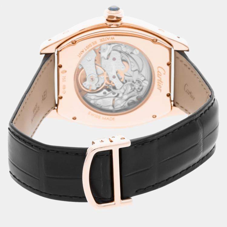 Pre Owned Cartier Tortue XL Monopusher Chronograph W1547451 Manual Winding Men's Wristwatch 37MM