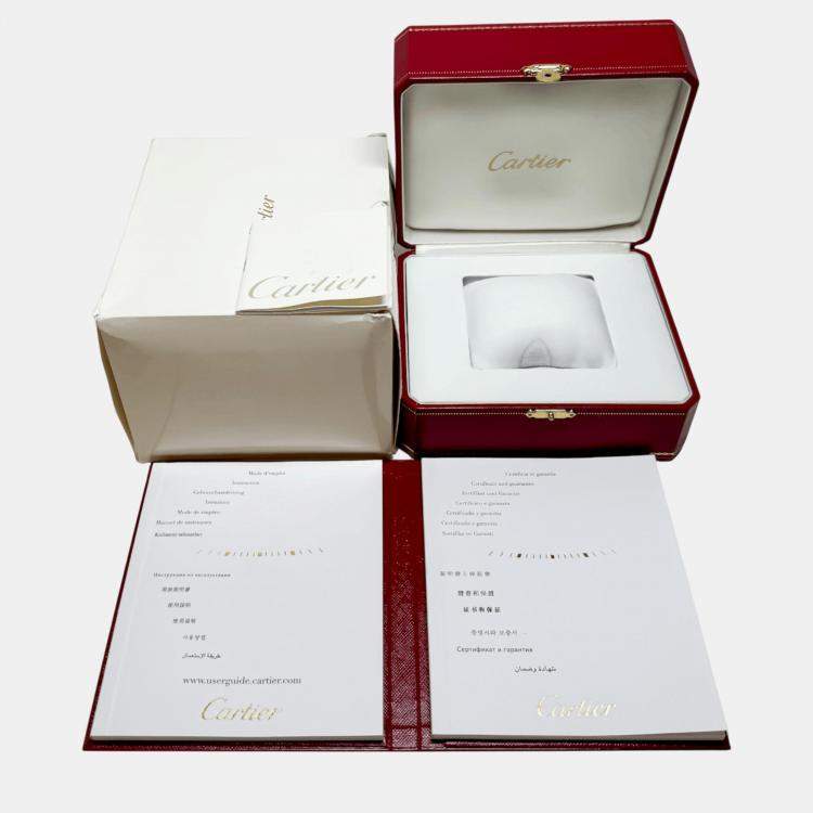 Pre Owned Cartier Tortue XL Monopusher Chronograph W1547451 Manual Winding Men's Wristwatch 37MM