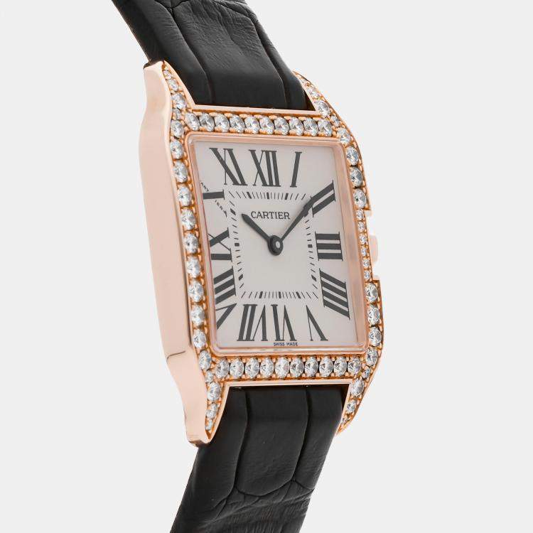 Pre Owned Cartier Santos Dumont WH100351 Automatic Men's Wristwatch 
