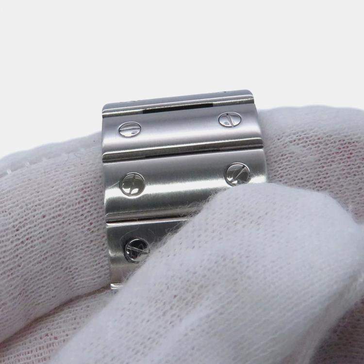 Pre Owned Cartier Santos Galbee W20098D6 Automatic Silver Stainless Steel Men's Wristwatch 32 mm