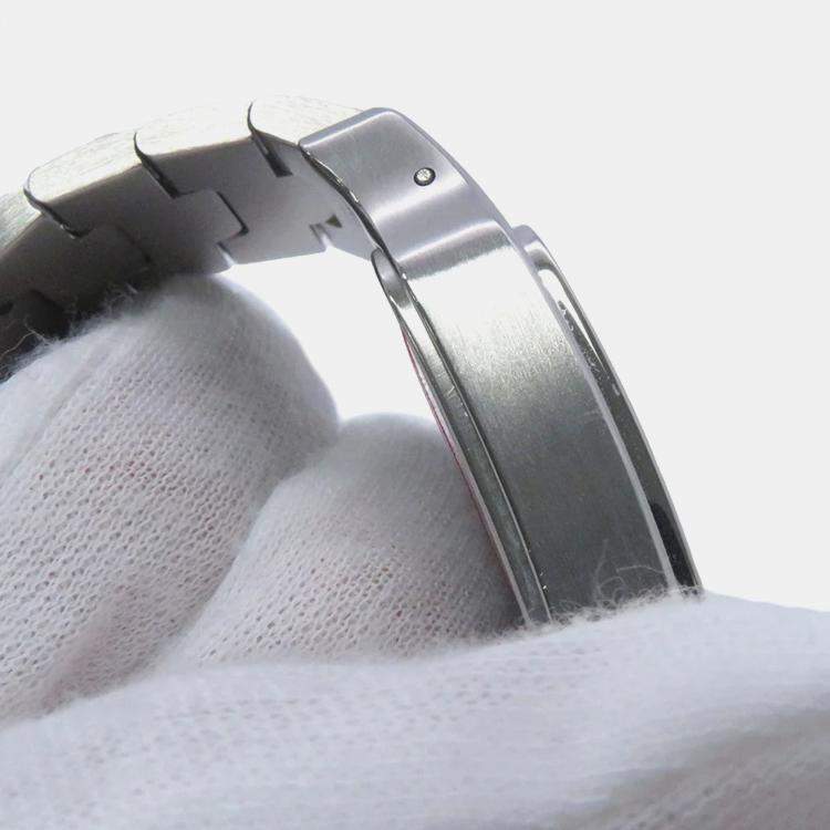 Pre Owned Cartier Santos Galbee W20098D6 Automatic Silver Stainless Steel Men's Wristwatch 32 mm