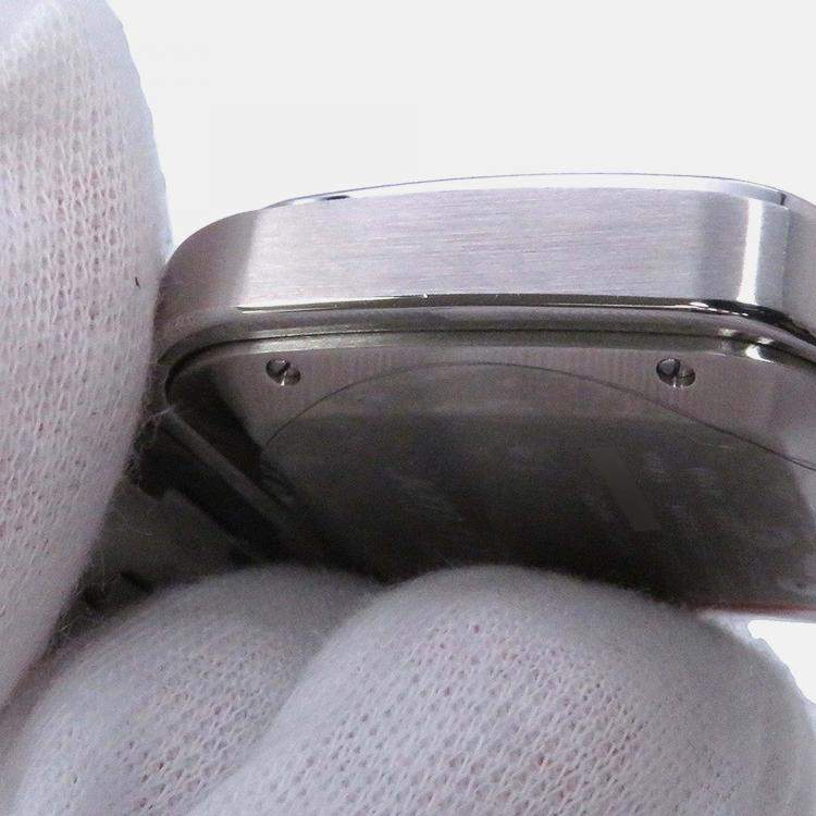 Pre Owned Cartier Santos WSSA0076 Automatic Grey Stainless Steel Men's Wristwatch 40.2 mm