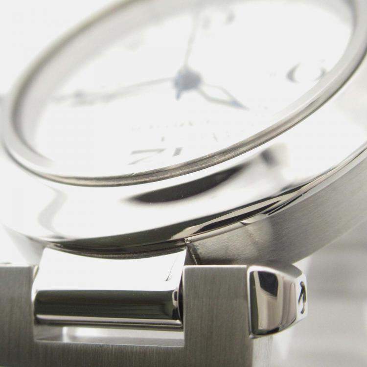 Pre Owned Cartier Pasha C W31074M7 Automatic White Stainless Steel Men's Wristwatch 35 mm