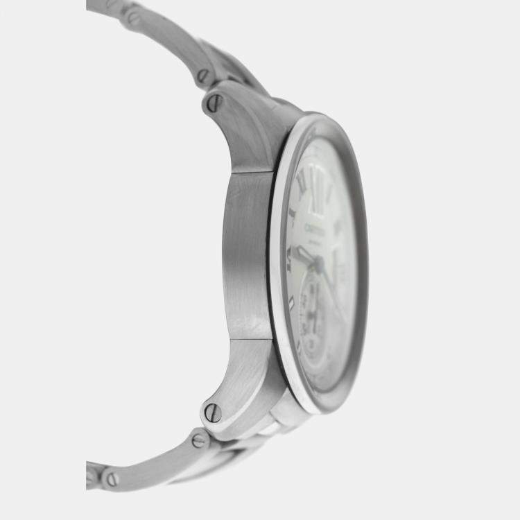 Pre Owned Cartier Calibre de Cartier W7100015 Automatic Silver Stainless Steel  Men's Wristwatch 42 mm