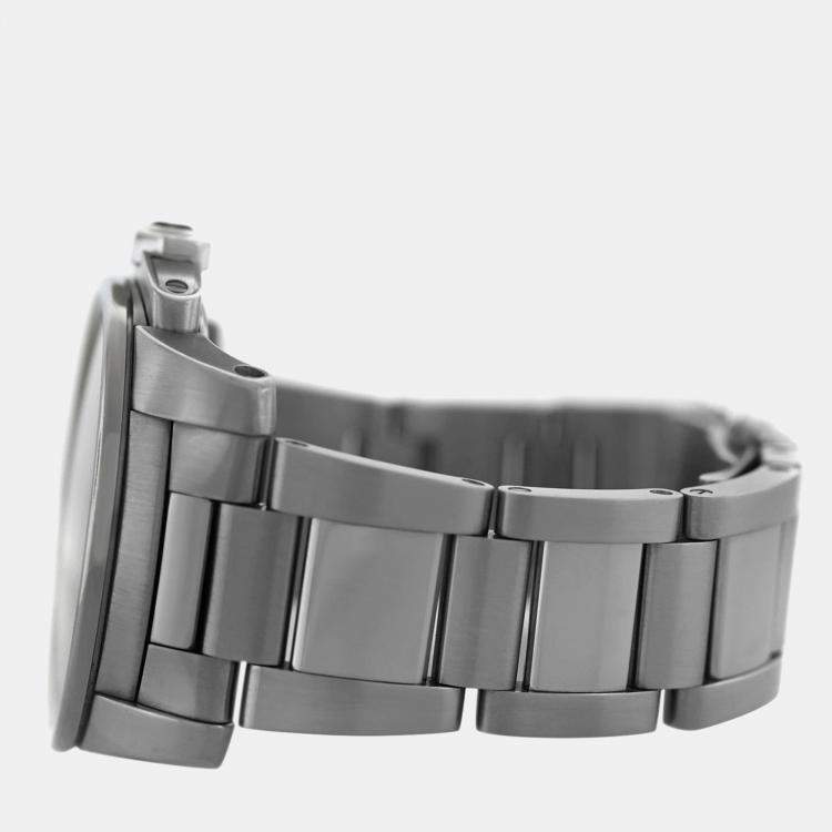 Pre Owned Cartier Calibre de Cartier W7100016 Automatic Black Stainless Steel Men's Wristwatch 42 mm