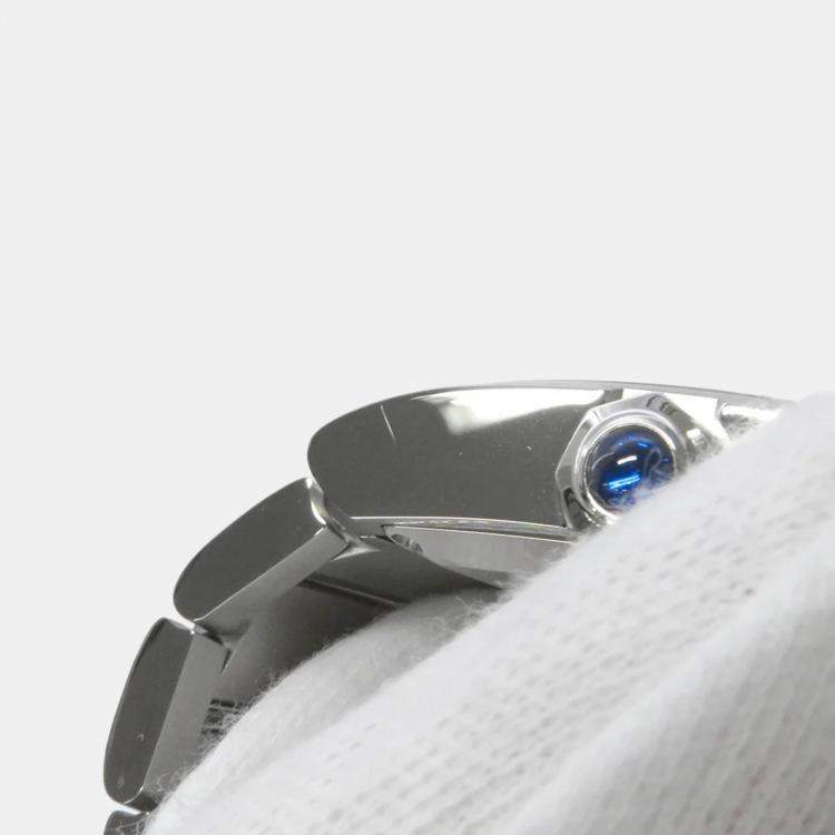 Pre Owned Cartier Tank Francaise WSTA0067 Automatic Silver Stainless Steel Men's Wristwatch 30.5 mm