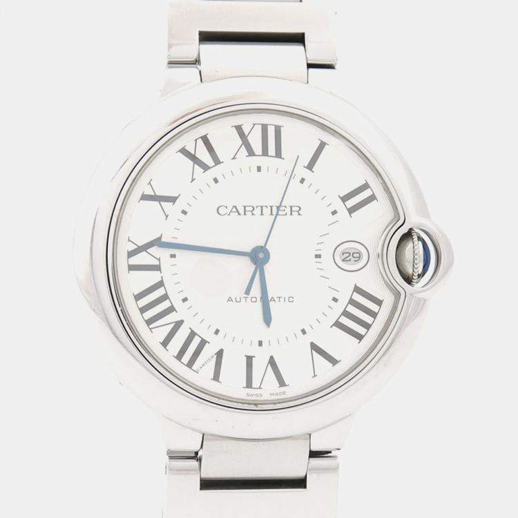 مملوكة مسبقًا Cartier Ballon Bleu W69012Z4 Automatic Stainless Steel Men's Wristwatch 42 mm