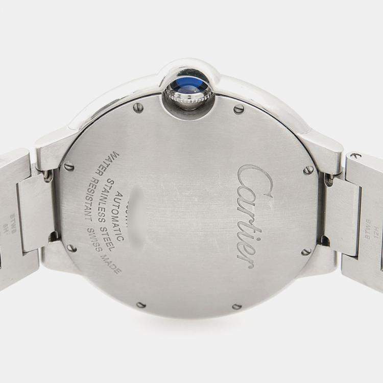 مملوكة مسبقًا Cartier Ballon Bleu W69012Z4 Automatic Stainless Steel Men's Wristwatch 42 mm
