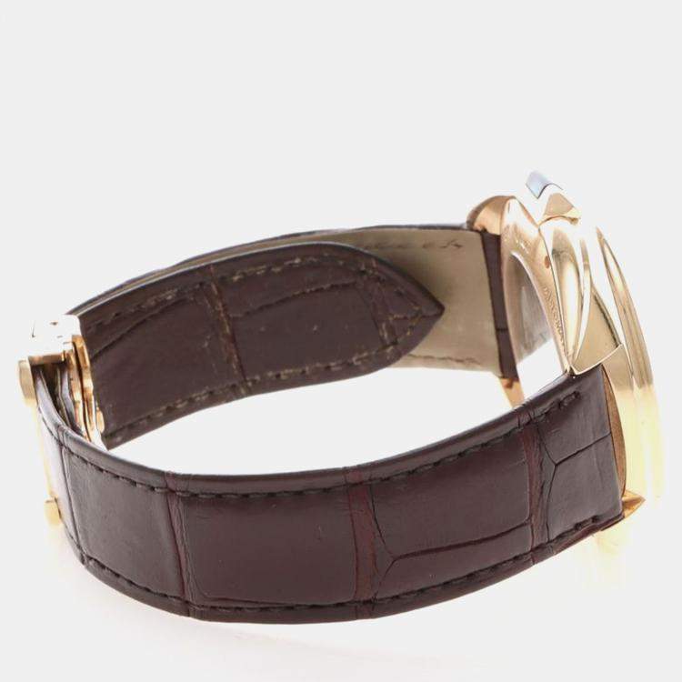 مملوكة مسبقًا Cartier Cle WGCL0004 Automatic Rose Gold Men's Wristwatch 40 mm