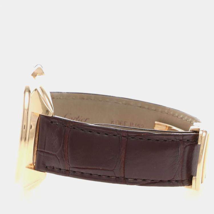مملوكة مسبقًا Cartier Cle WGCL0004 Automatic Rose Gold Men's Wristwatch 40 mm