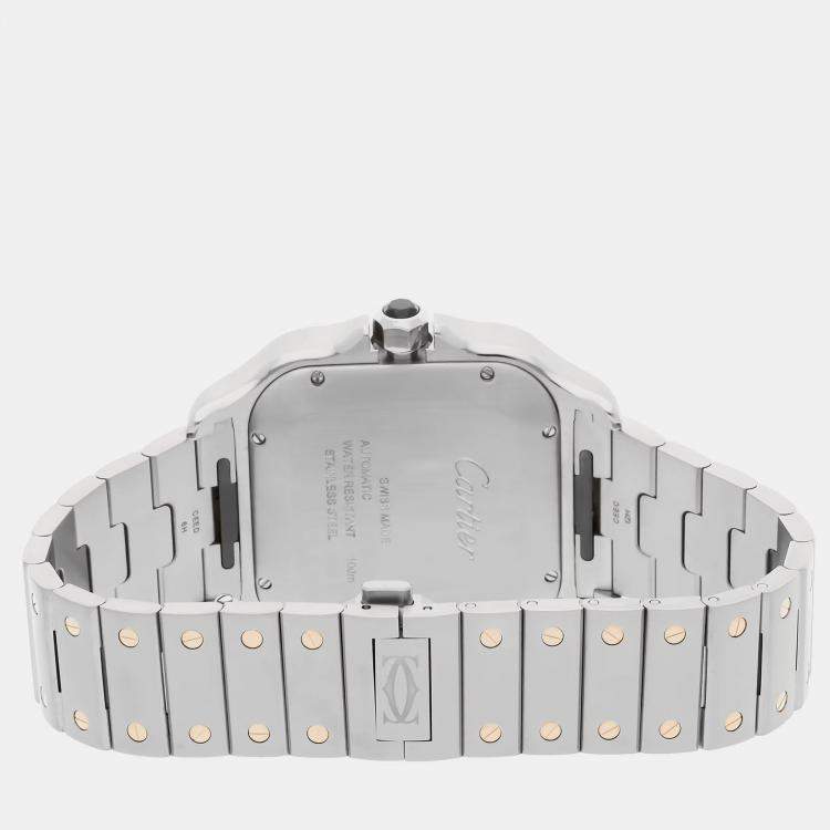 Pre Owned Pre-Owned Cartier Santos De Cartier Chronograph W2SA0008 Automatic 43 mm