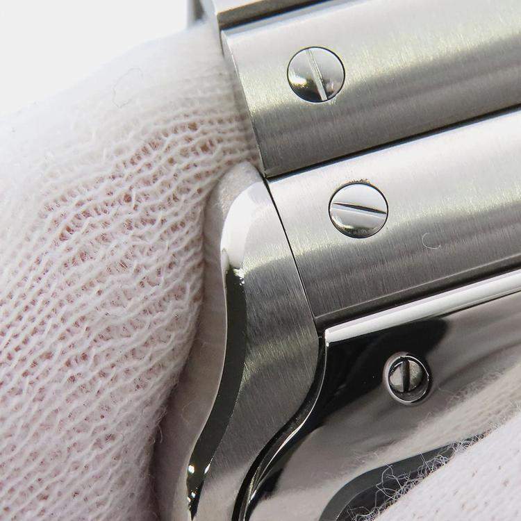 مملوكة مسبقًا ساعة يد رجالية كارتير سانتوس WSSA0030 ستانلس ستيل أزرق أوتوماتيكية 39.8 مم