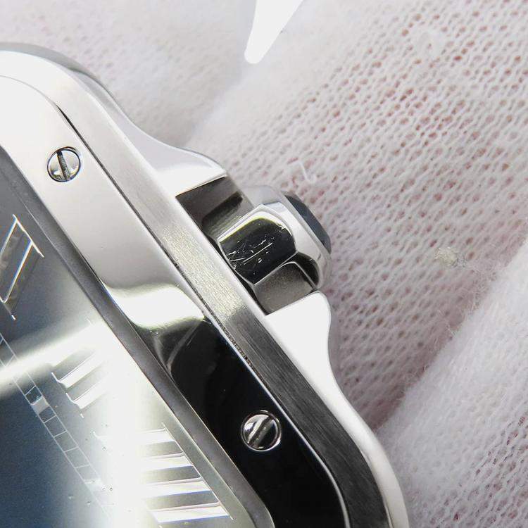 مملوكة مسبقًا ساعة يد رجالية كارتير سانتوس WSSA0030 ستانلس ستيل أزرق أوتوماتيكية 39.8 مم