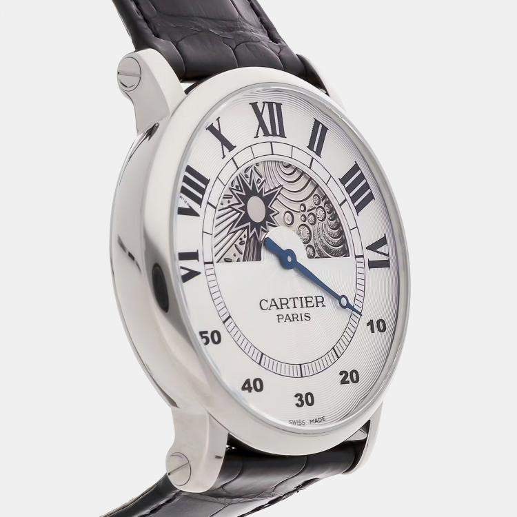 Pre Owned Pre-Owned Cartier Rotonde de Cartier Day/Night W1550151 Manual Winding 42 mm