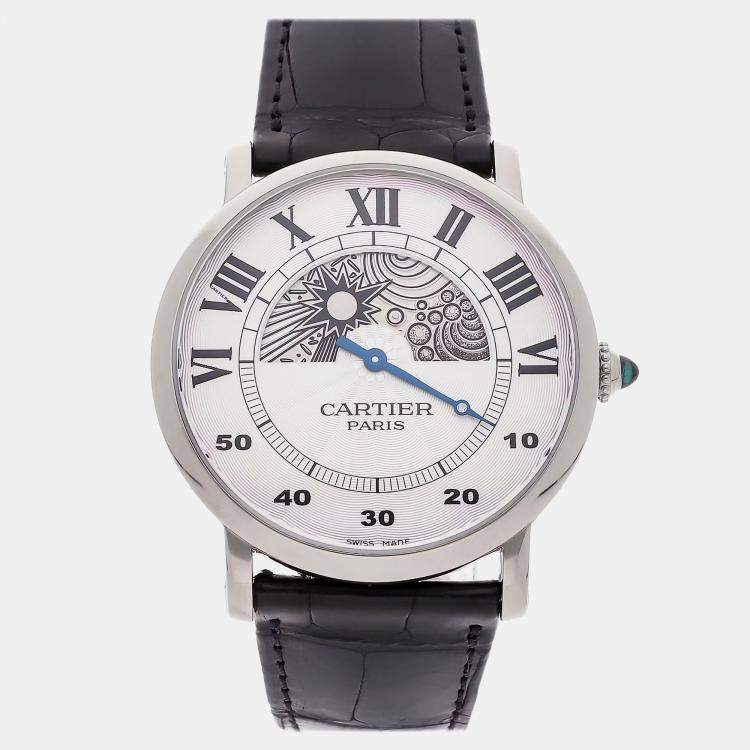 Pre Owned Pre-Owned Cartier Rotonde de Cartier Day/Night W1550151 Manual Winding 42 mm