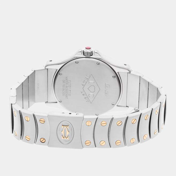 Pre Owned Pre-Owned Cartier Santos Ronde Aviator 150 Years Limited Edition W20038R3 Automatic 33 mm