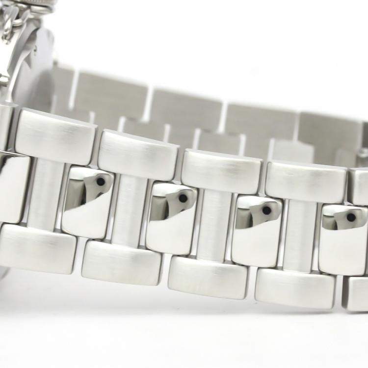 Pre Owned Cartier Silver Stainless Steel Pasha De Cartier W31027H3 Automatic Men's Wristwatch 38 MM