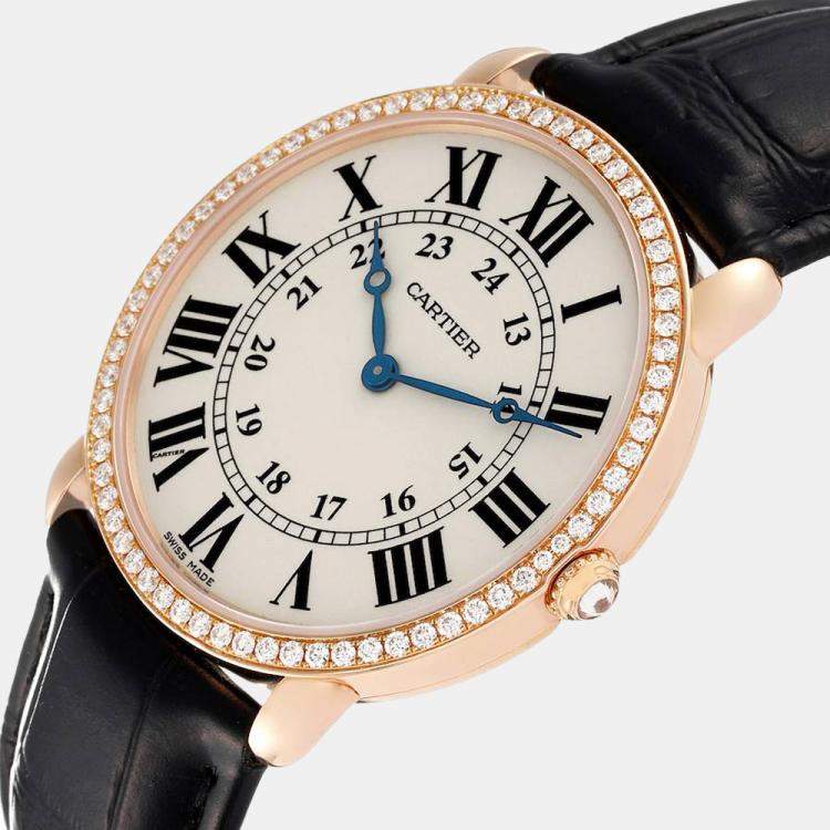 Cartier 18K Rose Gold Ronde Louis Ladies Watch 2889