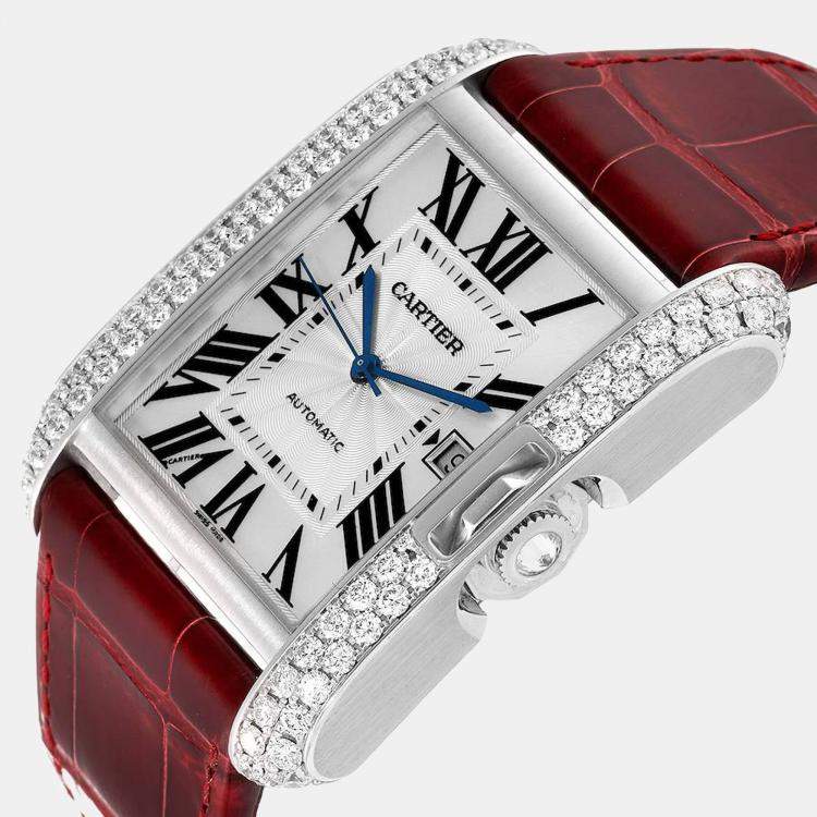 Cartier tank anglaise men's automatic clearance watch