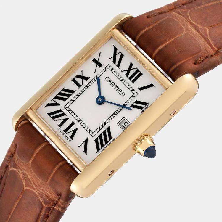 Vintage Louis Vuitton Leather Wrist Watch Jewelry -  Denmark