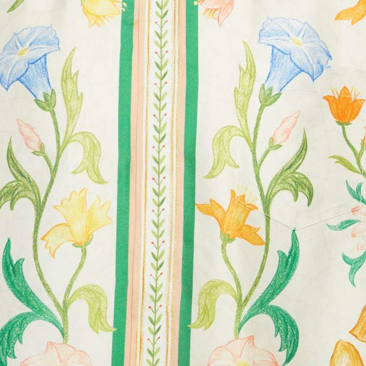 Pre Owned Casablanca Multicolor Printed Silk L’Arche Fleure Shirt L