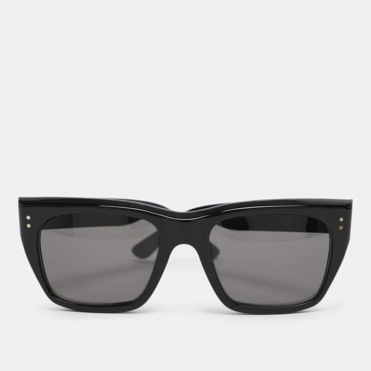 Pre Owned Celine Black Studded /Grey CL40082I Square Sunglasses