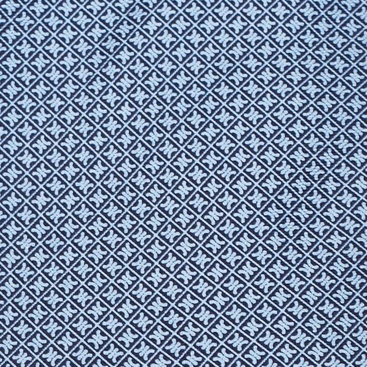 Pre Owned Celine Vintage Blue Print Silk Tie