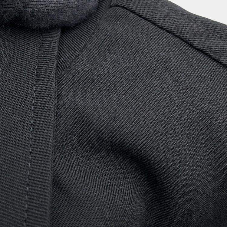 Pre Owned Celine Zip Up Jacket Size 52 Black Wool and Nylon XL