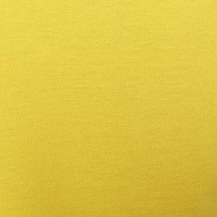 Pre Owned CH Carolina Herrera Yellow Logo Embroidered Cotton Knit Polo T-Shirt S