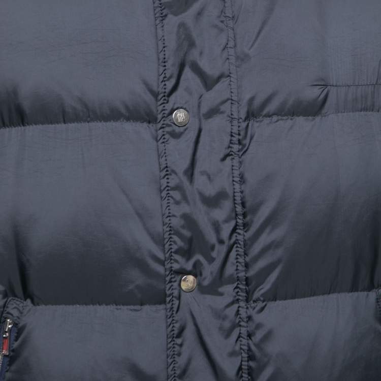 Pre Owned CH Carolina Herrera Midnight Blue Synthetic Down Puffer Jacket L