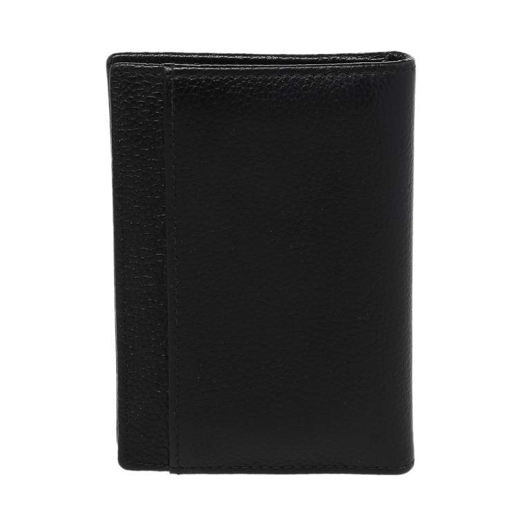 Pre Owned Chanel Black Caviar Leather Bifold Wallet