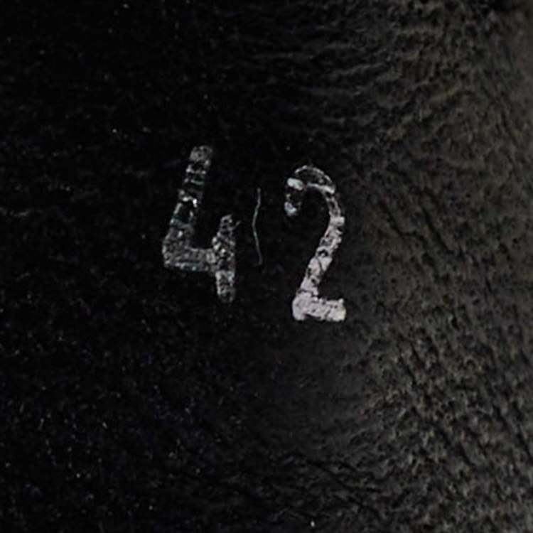 Pre Owned Chanel Black Suede CC Low Top Sneakers Size 42
