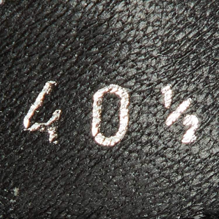 Pre Owned Chanel Grey/Black Suede Interlocking CC Low Top Sneakers Size 40.5