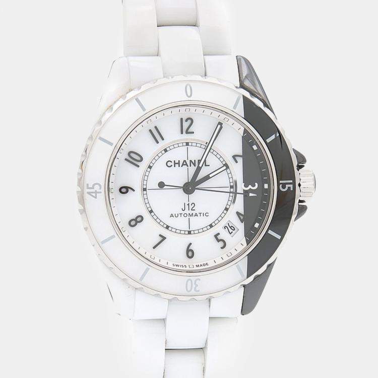 Pre Owned Chanel J12 Paradox H6515 Automatic Ceramic Stainless Steel Men's Wristwatch 39 mm