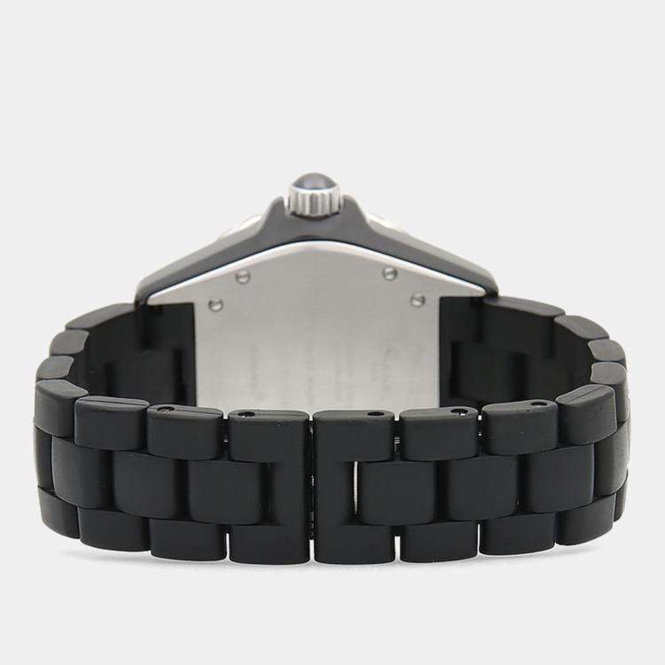 Pre Owned Chanel J12 Automatic Ceramic Stainless Steel women's Wristwatch 39 mm