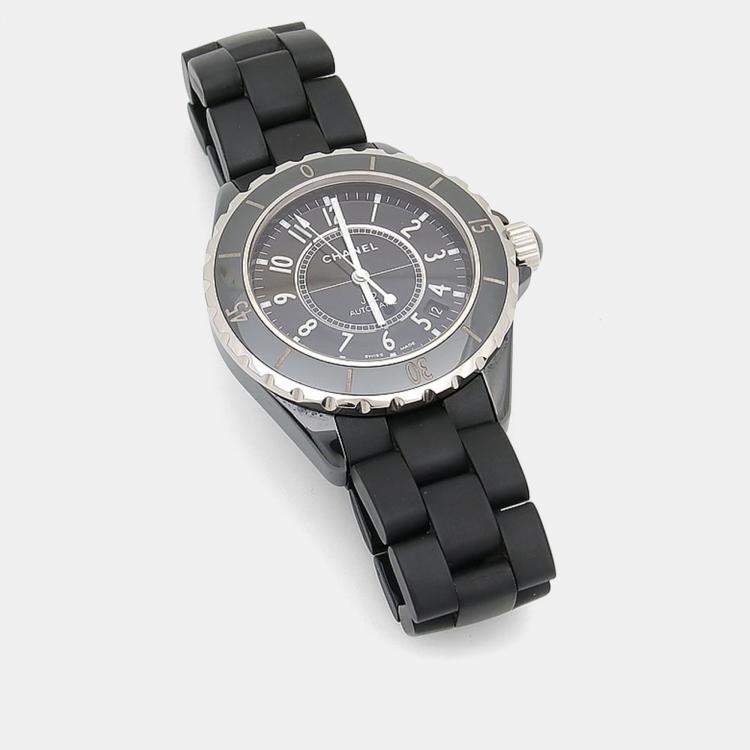 Pre Owned Chanel J12 Automatic Ceramic Stainless Steel women's Wristwatch 39 mm